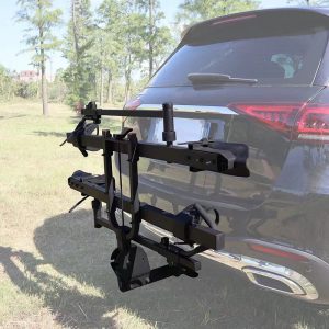 2 EBikes Folding Platform Hitch Mounted Ebike Rack For Suv Truck 1