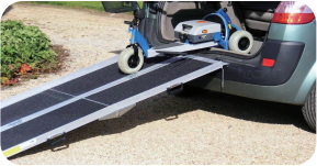 Four-Foldable Aluminum Wheelchair Ramp 9