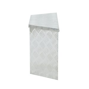 33 Inches White Checkered Plate Toolbox 3