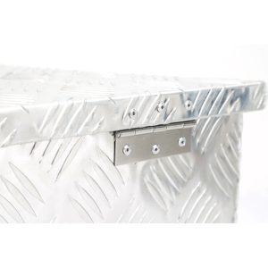 33 Inches White Checkered Plate Toolbox 5